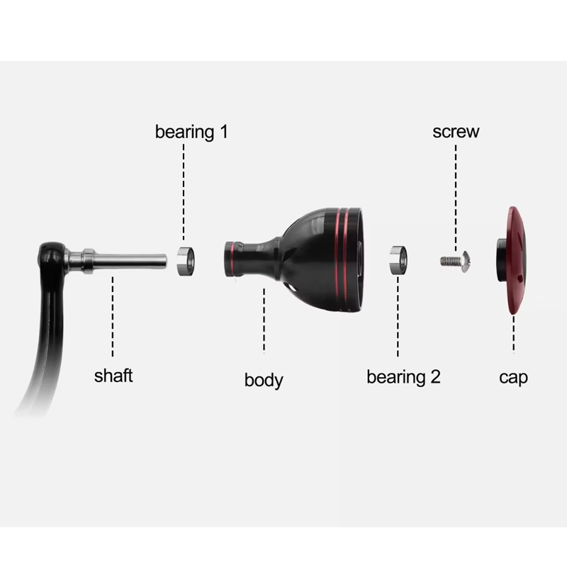 Shimano Reel Sienna - مقبض طاقة 30 مم لبكرة الصيد