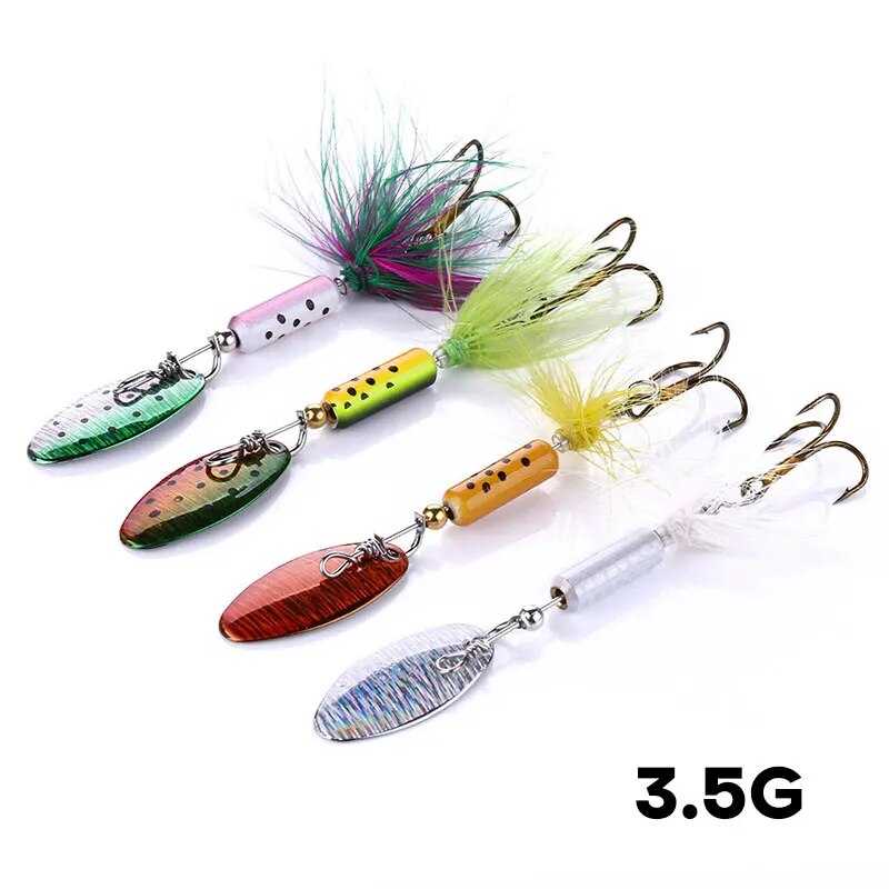 Fishing Lure Spoon - المعادن VIB السحر 1 قطعة 3.5