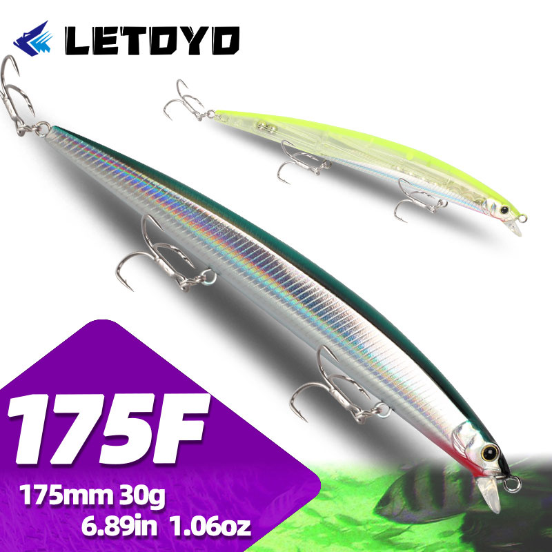 Fishing Lure Topwater - LETOYO طعم صيد جديد 175 مم