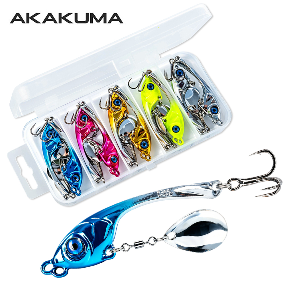 Fishing Lure Making Kit - 10 قطع/صندوق طُعم صيد معدني VIB