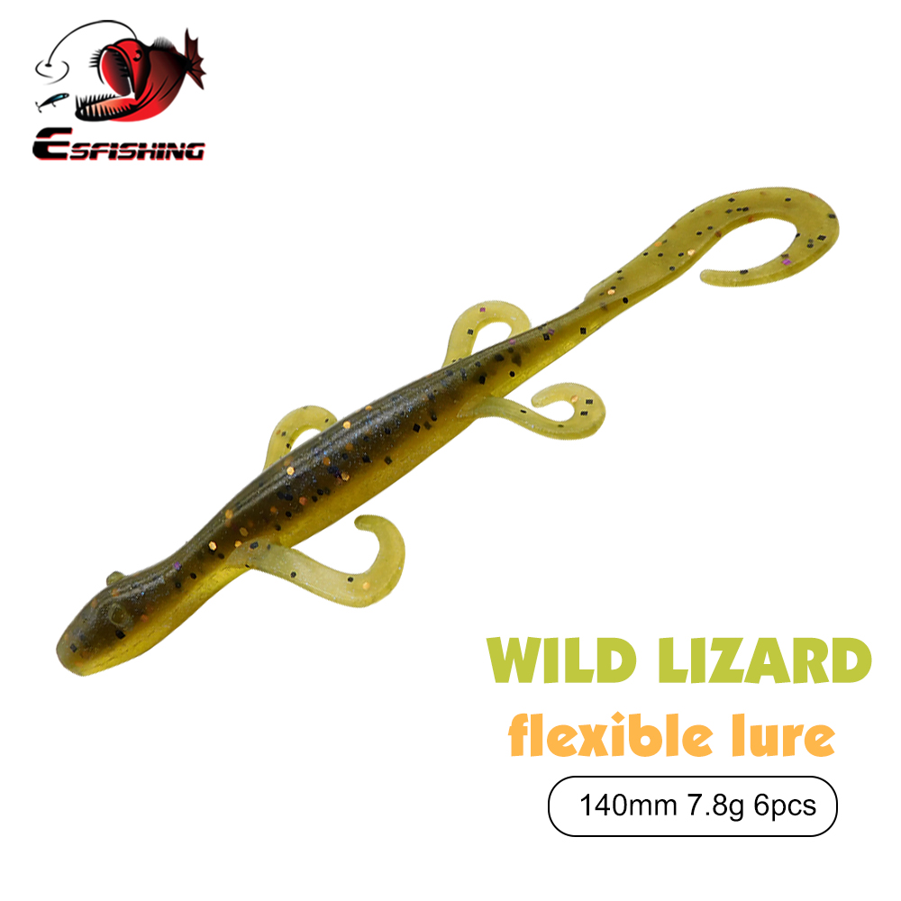 Fishing Lure Swimbait - طعوم صيد ESFISHING على شكل سحلية