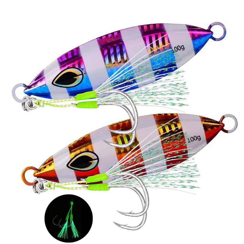 Fishing Lure Spoon - 1 قطعة عالية الجودة المعادن ليلة