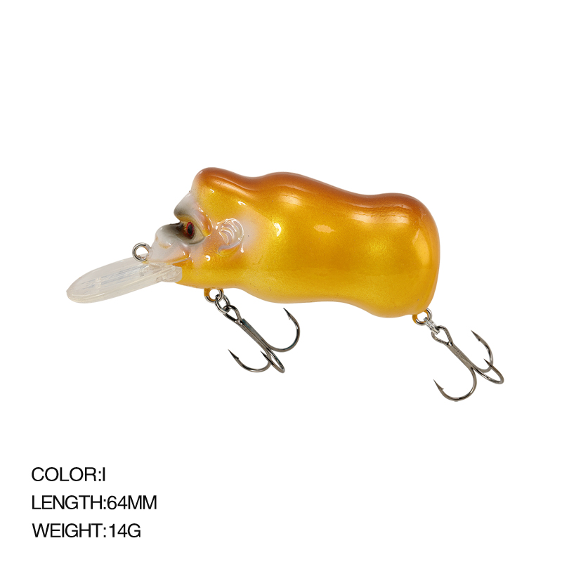 طعم صيد صناعي عائم 64 مم 16 جر - مراجعة Fishing Lure Topwater وسعره