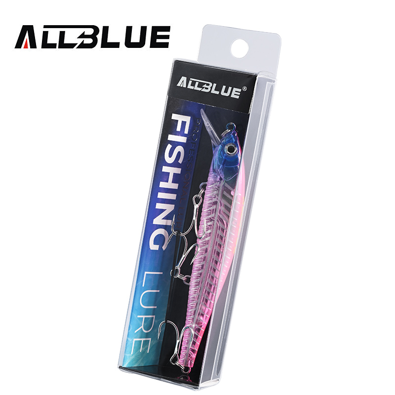 ALLBLUE طعم صيد صناعي ثلاثي ال - مراجعة Fishing Lure Topwater وسعره