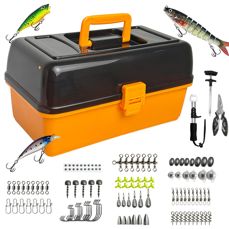 مجموعة كبيرة من 547 قطعة من إك - مراجعة Fishing Lure Box وسعره
