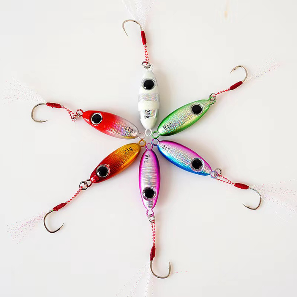 6 قطعة مايكرو المعادن القفز ال - مراجعة Fishing Lure Spoon وسعره