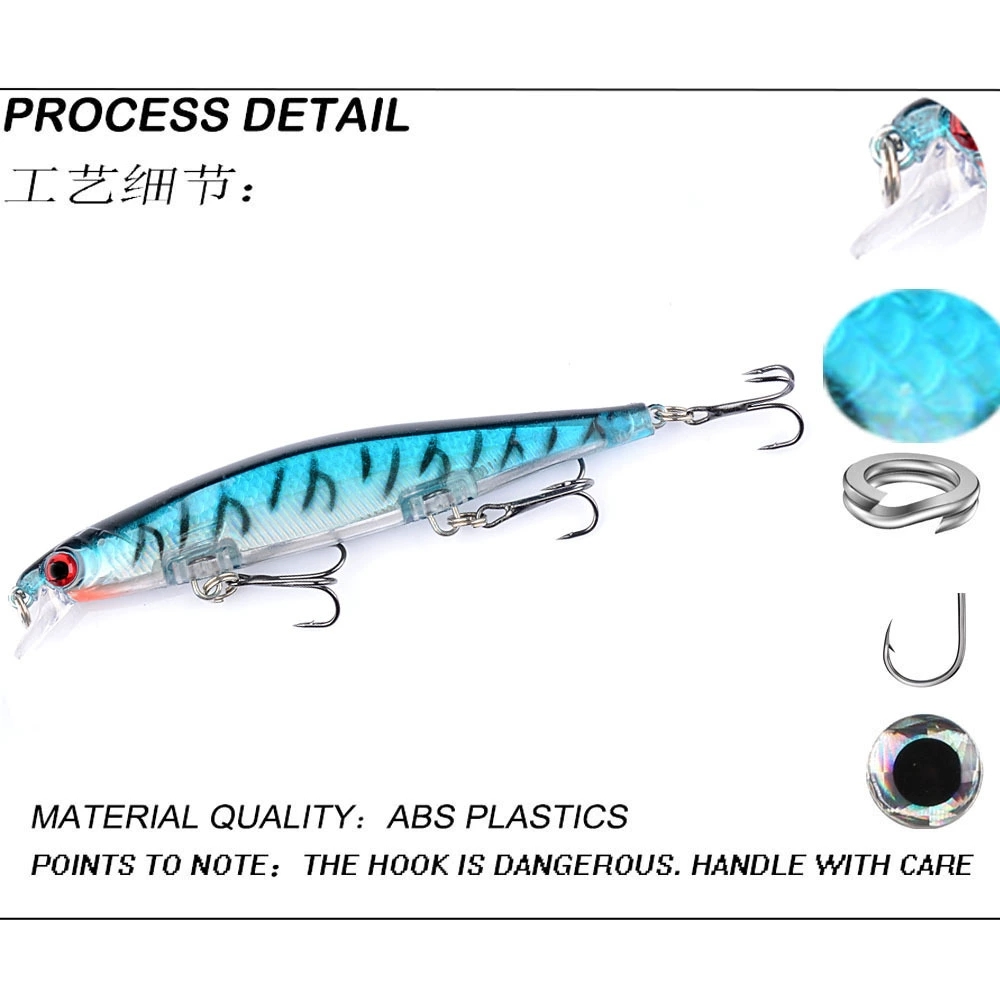 1 قطعة الليزر غرق أسماك الصيد  - مراجعة Fishing Lure Swimbait وسعره