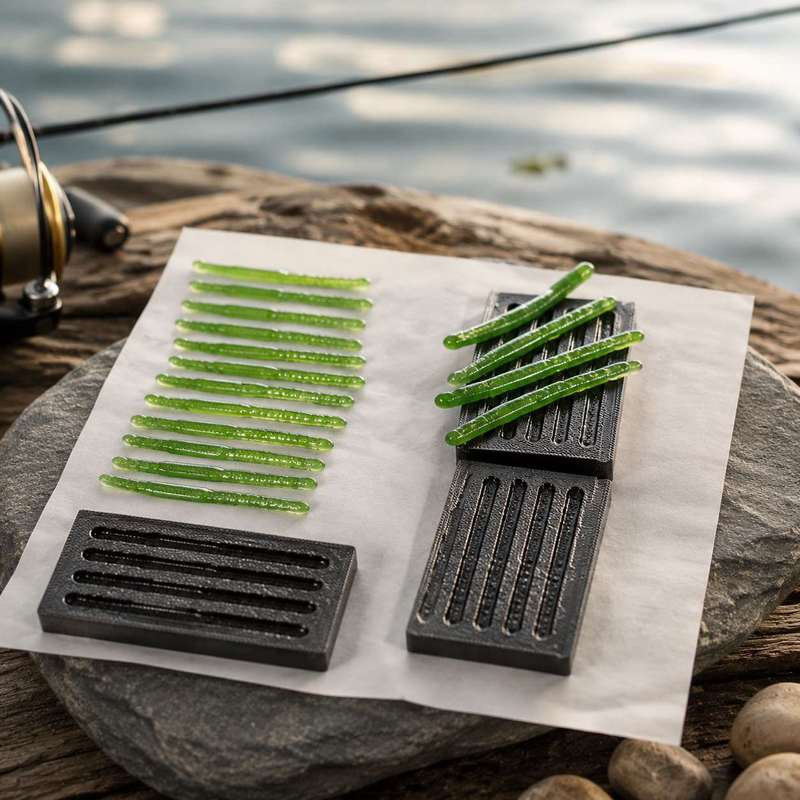 قالب طُعم صيد ناعم من نوع Drop - مراجعة Fishing Lure Kit وسعره