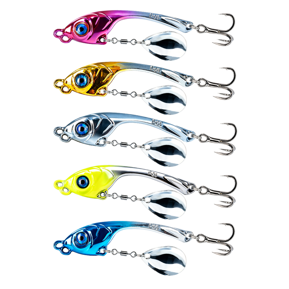 10 قطع/صندوق طُعم صيد معدني VI - مراجعة Fishing Lure Making Kit وسعره