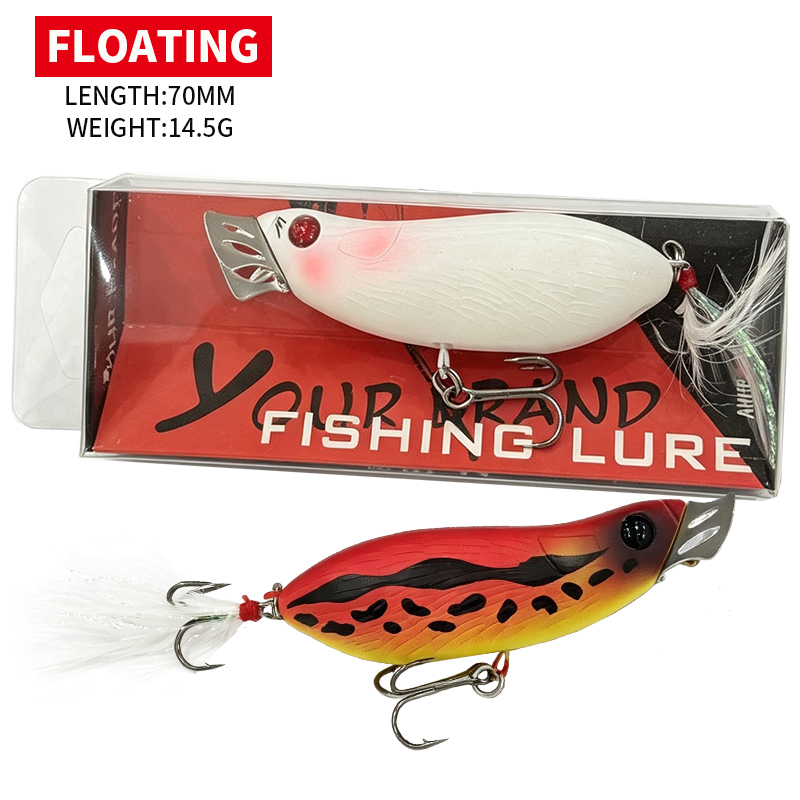 طعم صيد عائم على شكل قلم رصاص  - مراجعة Fishing Lure Topwater وسعره