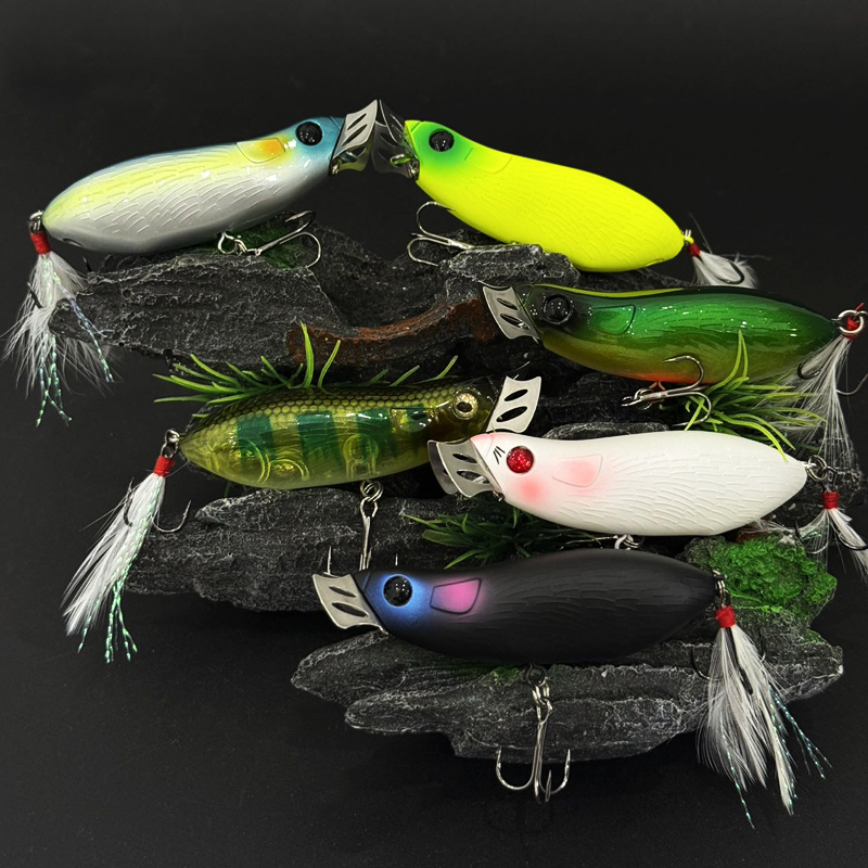 طعم صيد عائم على شكل قلم رصاص  - مراجعة Fishing Lure Topwater وسعره