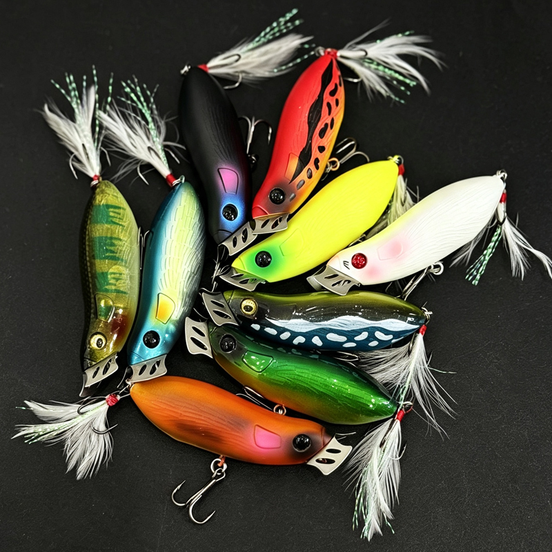 طعم صيد عائم على شكل قلم رصاص  - مراجعة Fishing Lure Topwater وسعره