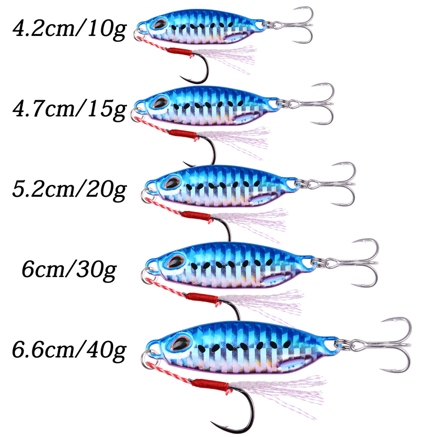 Jigs 10 جرام 15 جرام 20 جرام 3 - مراجعة Fishing Lure Spinner وسعره