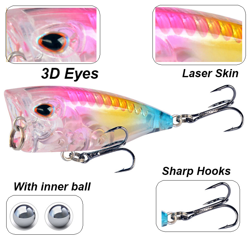 YUCONG 1 قطعة بوبر صغير الصيد  - مراجعة Fishing Lure Crankbait وسعره