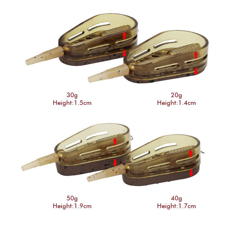 5 قطعة تضمين المغذية لصيد الأس - مراجعة Fishing Lure Kit وسعره
